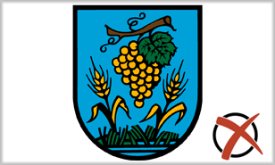 Wappen Coswig mit Stimmkreuz