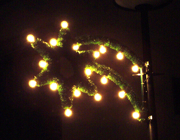 Weihnachtliche Straßenbeleuchtung - Stern