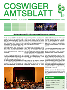 Titelseite des Amtsblattes vom 18.01.2025